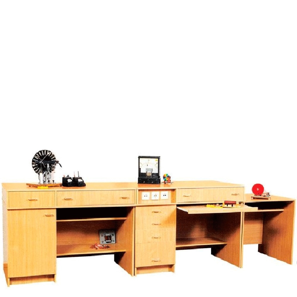 Стіл демонстраційний для кабінету фізики 3050х750х900мм Дроздовський